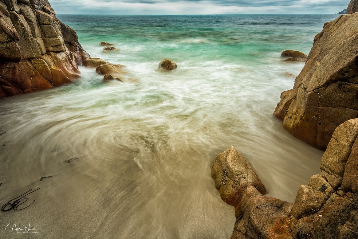 Cot Valley beach Porth Nanven Cornwall