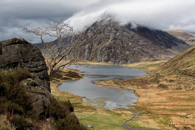 Pen yr Ole Wen from Cwm Idwal Snowdonia