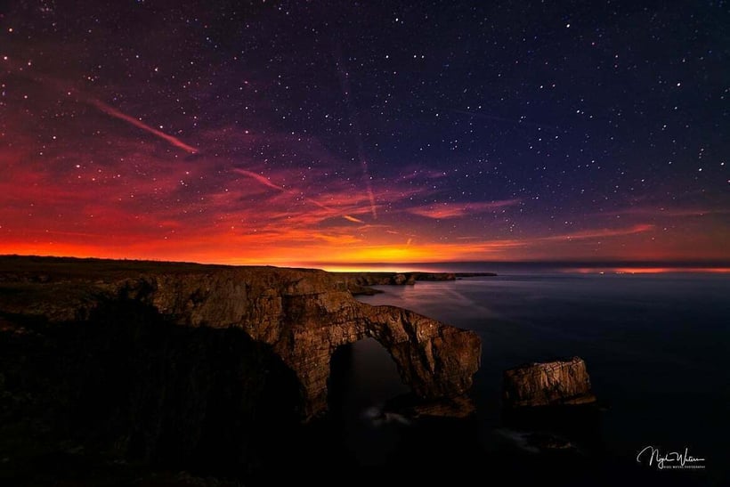 Green Bridge of Wales Nightscape