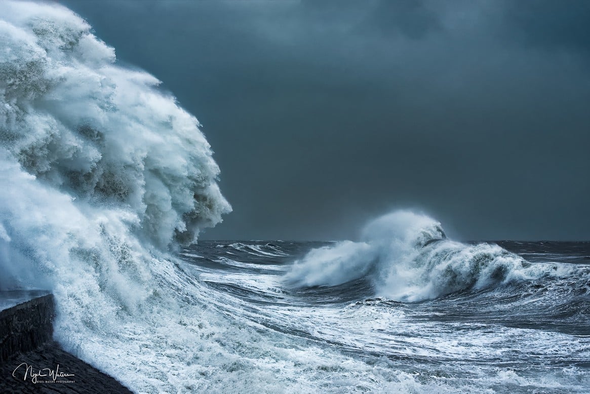 brutal storm in South Wales