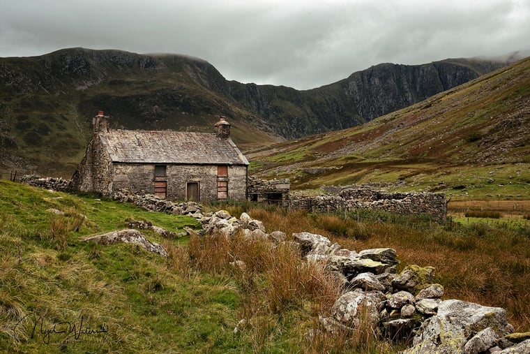 Old cottage Carneddau, Snowdonia North Wales