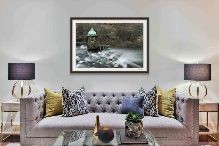 Pen Y Garreg Dam Fine Art Print