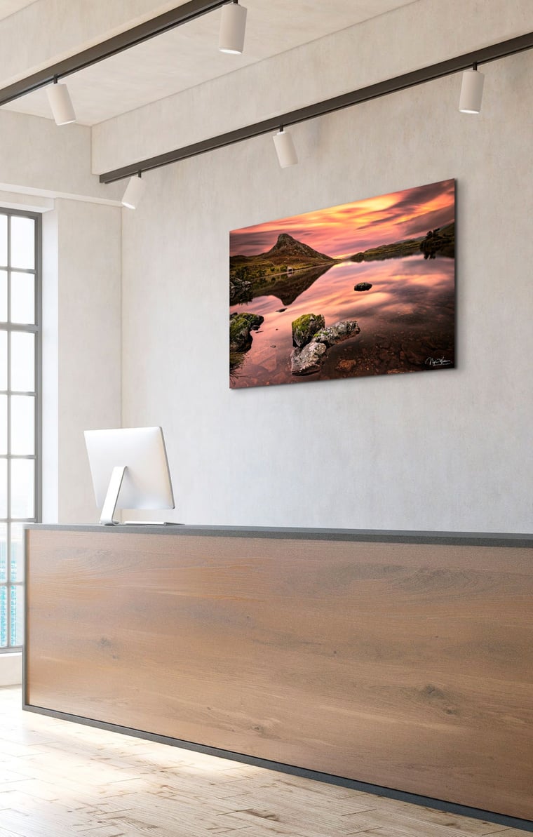 Llynnau Cregennen Sunrise Fine Art Print