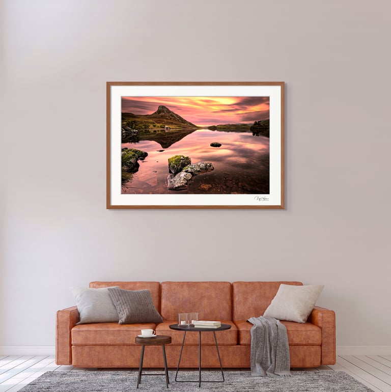 Llynnau Cregennen Sunrise Fine Art Print