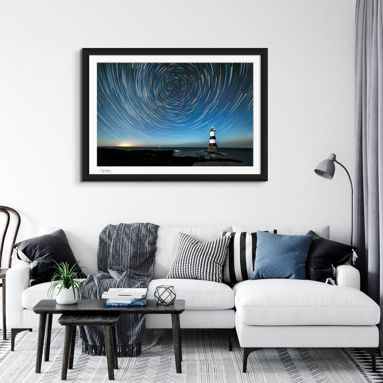 Penmon Point Star Trails - Fine Art Photography Print