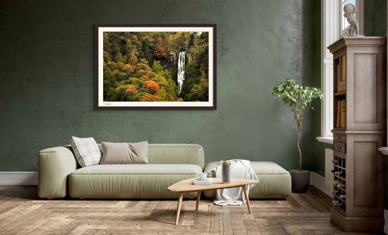 Pistyyll Rhaeadr Waterfall - Fine Art Print by Nigel Waters Photography