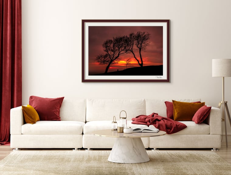 Three Sisters Of Cleeve Hill Fine Art Print