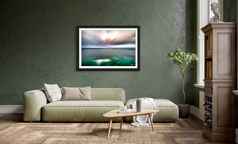 Titled Horizon Isolation a Fine Art Seascape Print