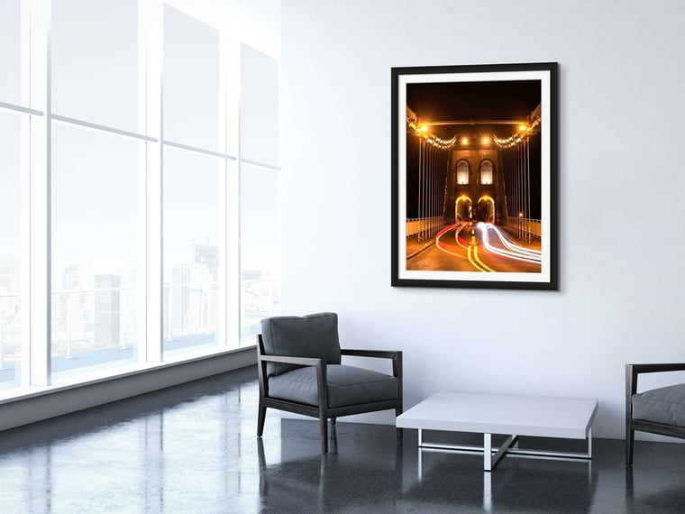Menai Suspension Bridge - Fine Art Photography Print by Nigel Waters