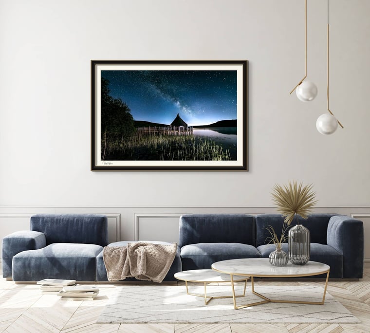 Serenity of night -Fine Art Print of the stunning Menai Llangorse Lake