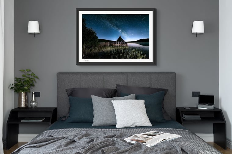 Serenity of night -Fine Art Print of the stunning Menai Llangorse Lake