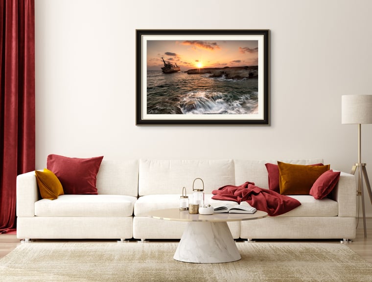 Edro III Shipwreck Fine Art Photograph Print Cyprus