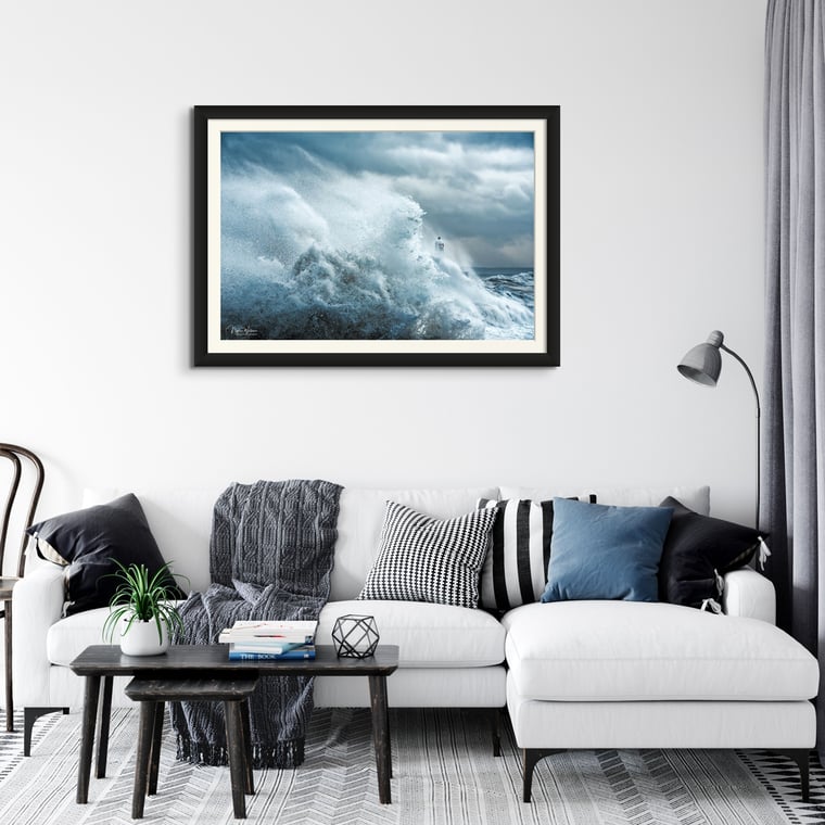 Porthcawl Storm Brian Fine Art Print by Nigel Waters Photography