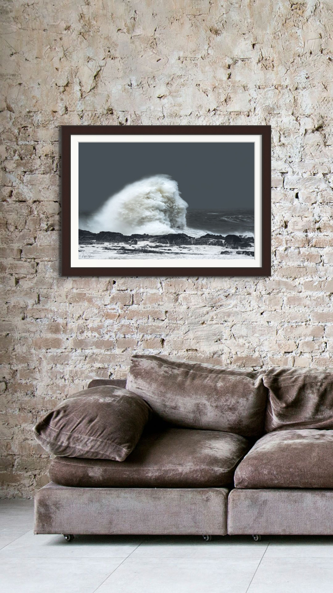 Titled Face of Storm Ciara a Fine Art Print by Nigel Waters Photography