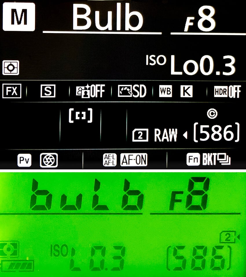 B mode Shutter Speed Dial Nikon