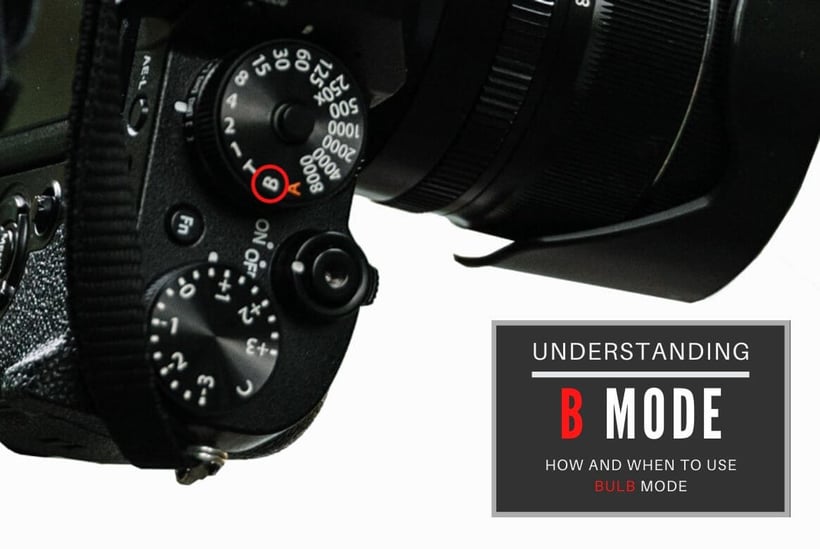 What is B mode on a camera and how it controls shutter speed