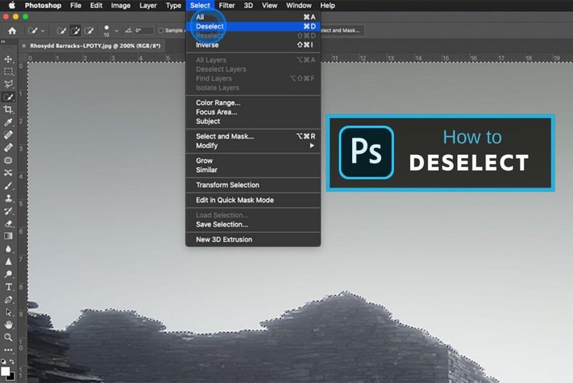 How to Deselect and Reselect in Photoshop