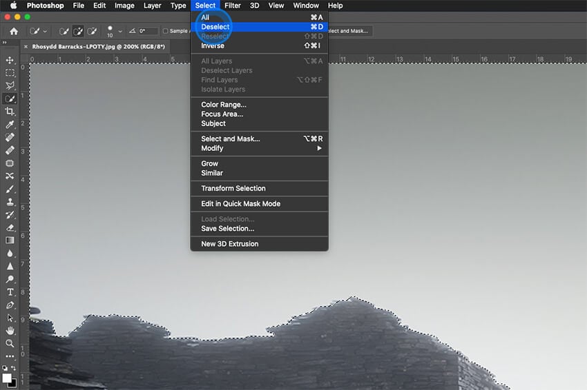 How to Deselect in Photoshop