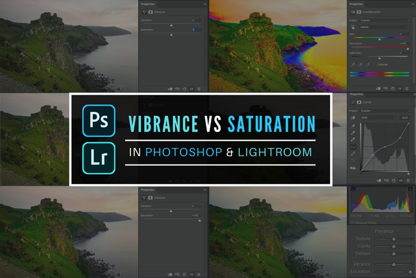The difference between Vibrance vs Saturation
