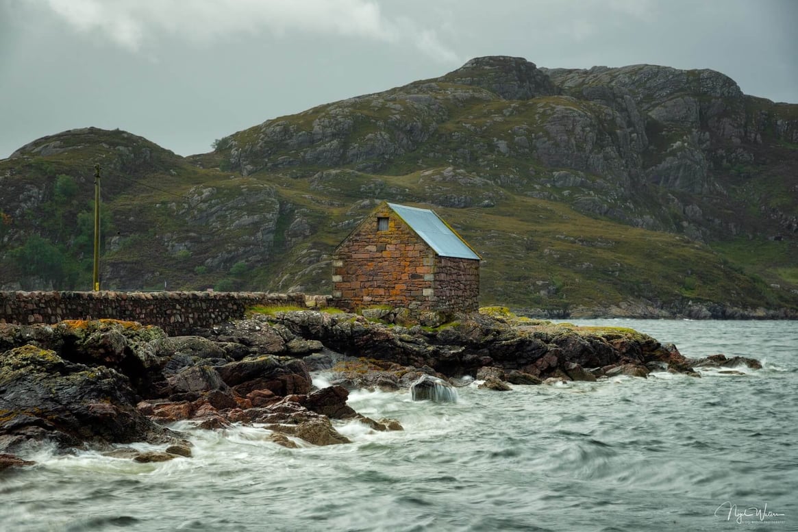 Limited Edition Landscape print of Loch Diabaig Pier