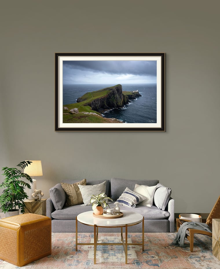 Neist Point Lighthouse Photograph Print Isle Skye
