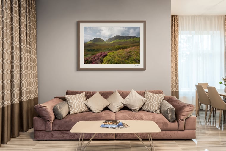 Quarings Isle of Skye Framed Photography print Living room