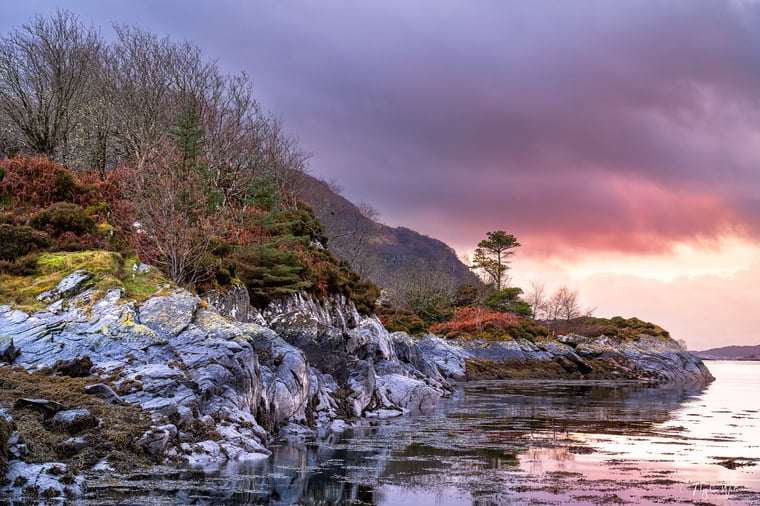 Limited Edition Photographic print Strome Cove, Stromemore, Loch Carron, Scotland Highlands