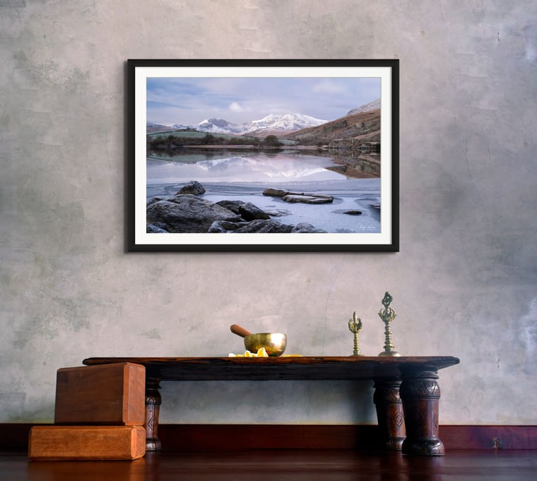 Winter reflections Fine Art Print