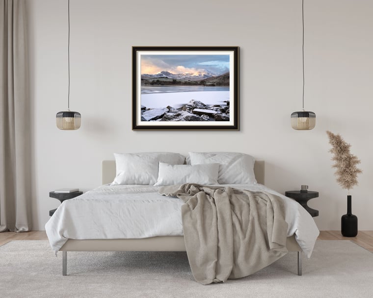 Llynnau Mymbyr Sunrise a limited a Edition fine art photographic print by Nigel Waters Photography