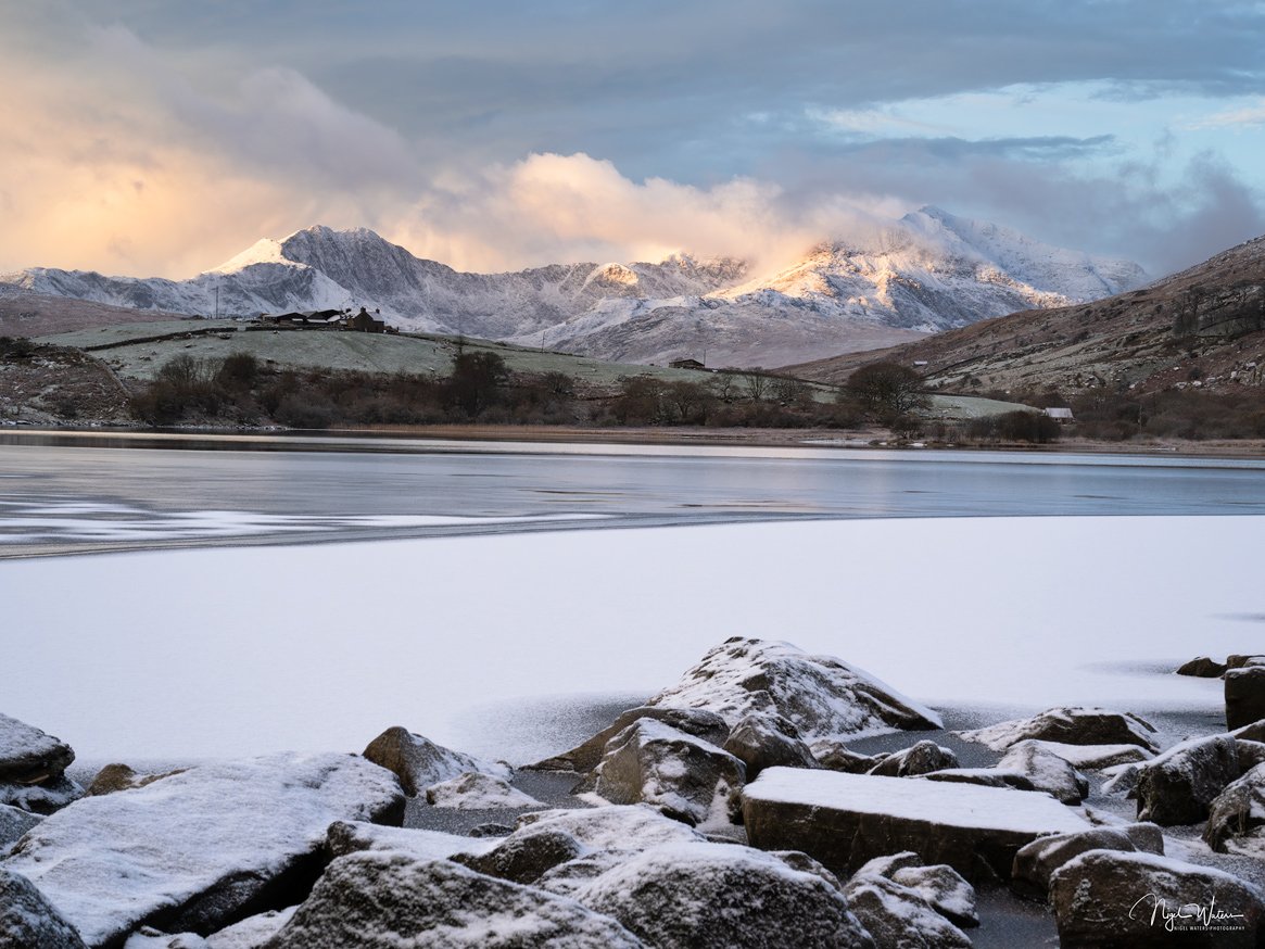 Llynnau Mymbyr Sunrise a photography print taken in Eryri Snowdonia Wales