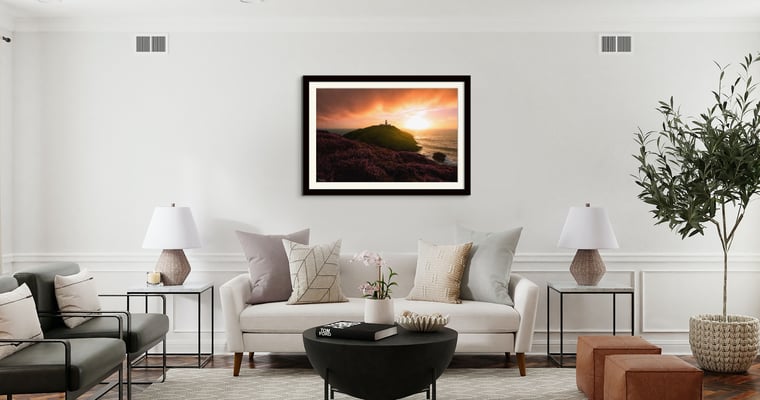 Velvet Symphony a limited a Edition Seascape photograph print of Stumble Lighthouse Pembrokeshire Wales