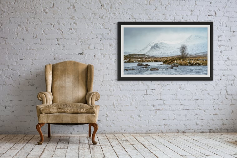 Limited edition photograph print Lochan na Stainge taken in Scotland Highlands