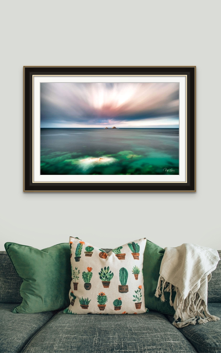 Titled Horizon Isolation a Fine Art Seascape Print